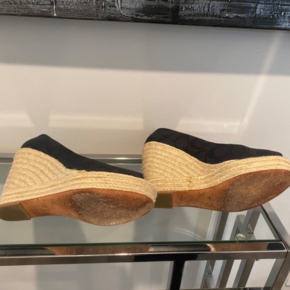 Coach espadrille wedge sandals - Picture 4 of 5